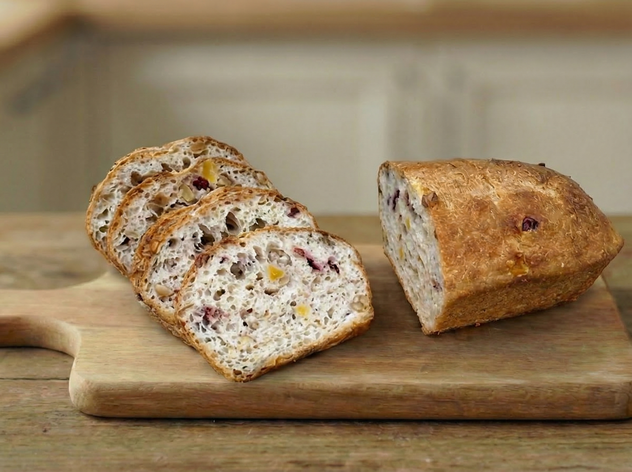 Pain Manioc Graines Coupe